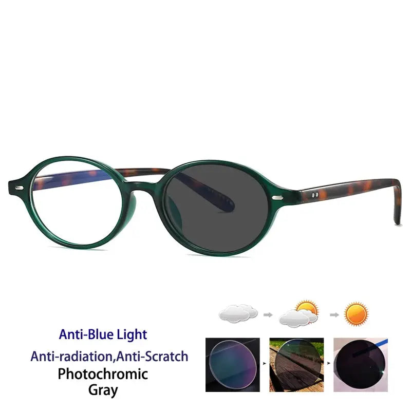 Unisex Round Full Rim TR90 Reading Glasses 512297 — view 3 | Rx Spectacle