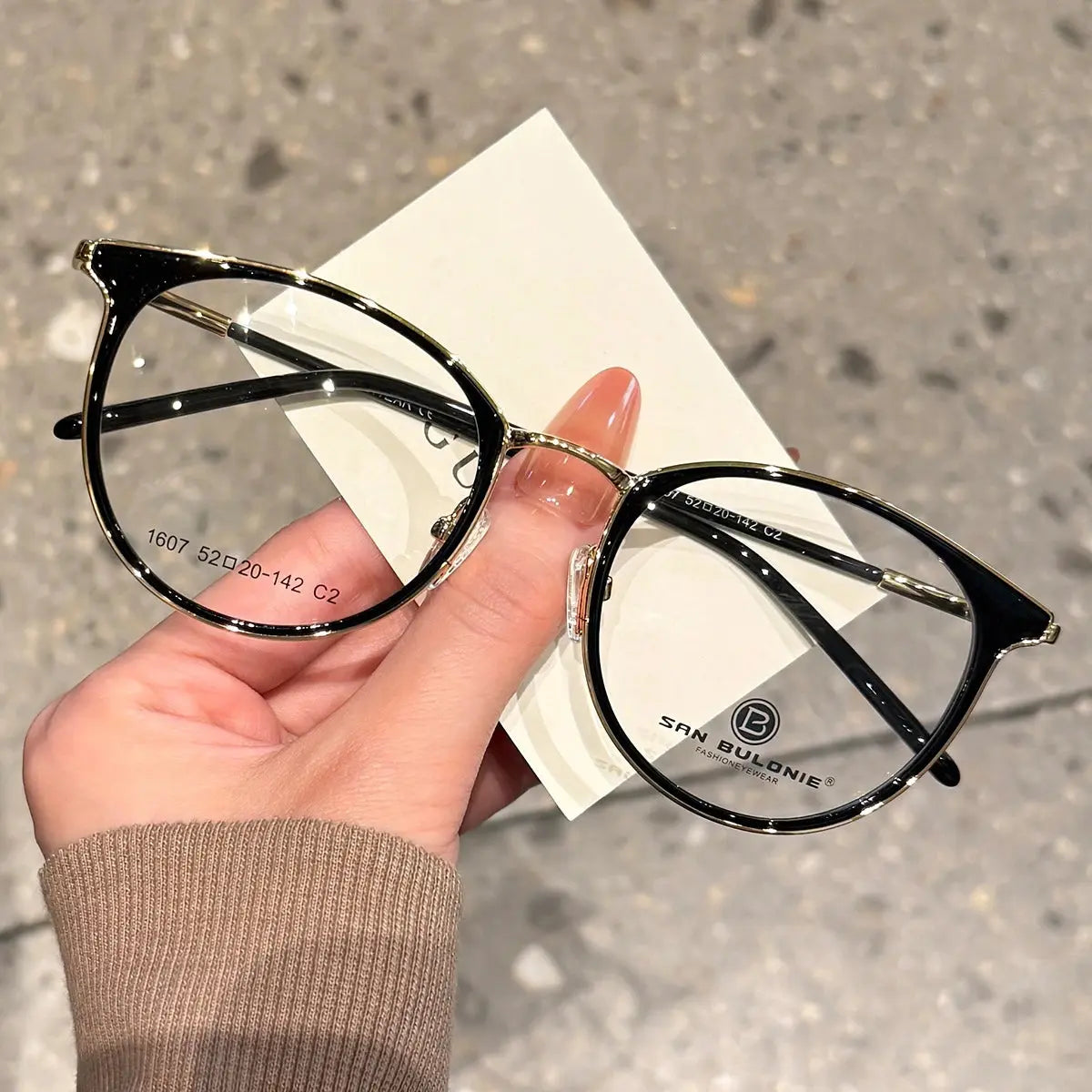 Women's Cat Eye Full Rim TR90 Prescription Glasses 361607 — view 4 | Rx Spectacle