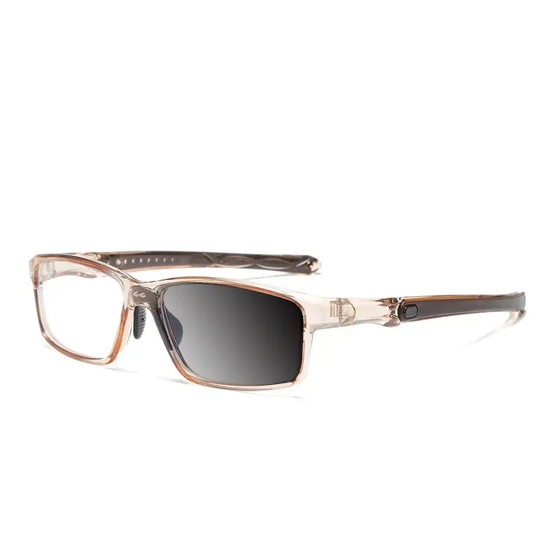 Unisex Rectangular Full Rim Sports Glasses Fj81 — view 6 | Rx Spectacle