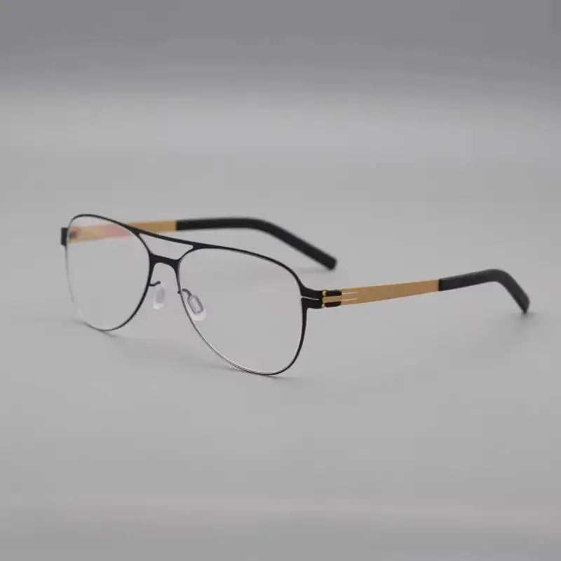 Women's Oval Full Rim Stainless Steel Prescription Glasses 155544 — view 6 | Rx Spectacle