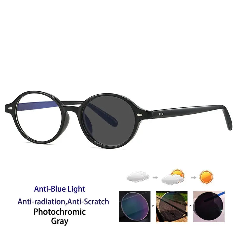 Unisex Round Full Rim TR90 Reading Glasses 512297 — view 5 | Rx Spectacle