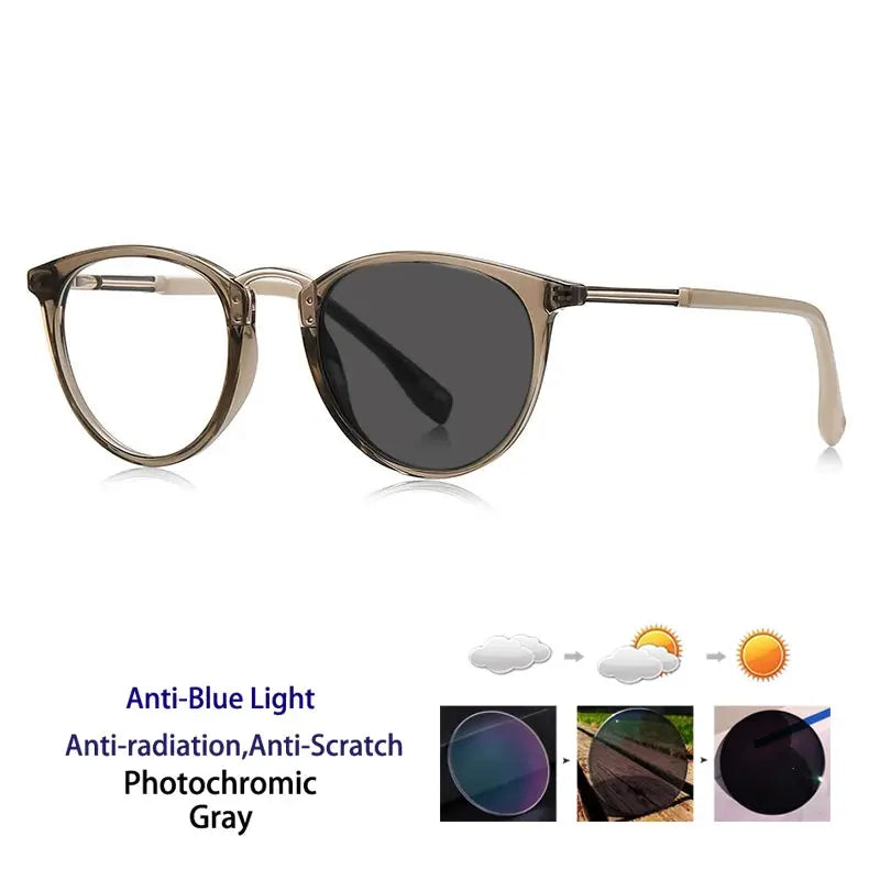 Women's Round Full Rim Acetate Reading Glasses 67241 — view 5 | Rx Spectacle