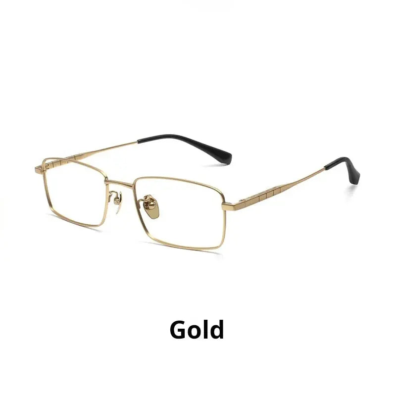 Women's Polygon Full Rim Titanium Prescription Glasses 766812 — view 4 | Rx Spectacle