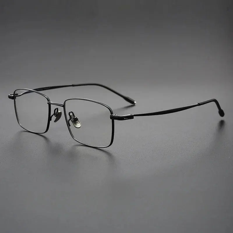 Women's Square Full Rim Titanium Prescription Glasses 78947 — view 8 | Rx Spectacle