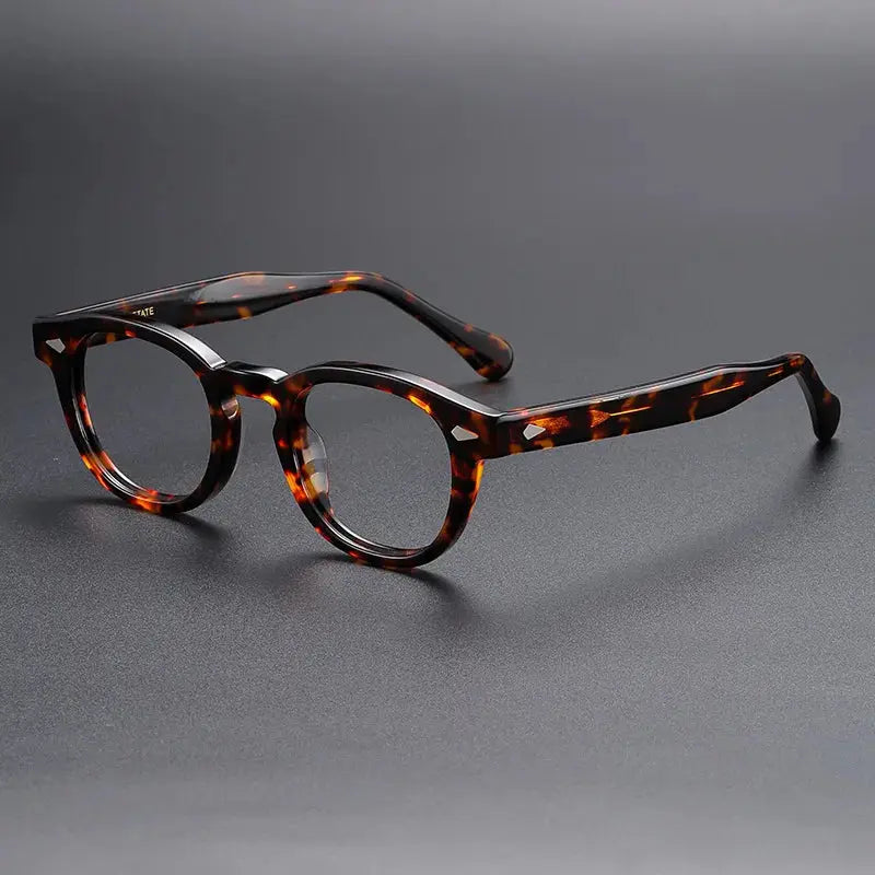 Unisex Oval Full Rim Acetate Prescription Glasses 56006 — view 9 | Rx Spectacle