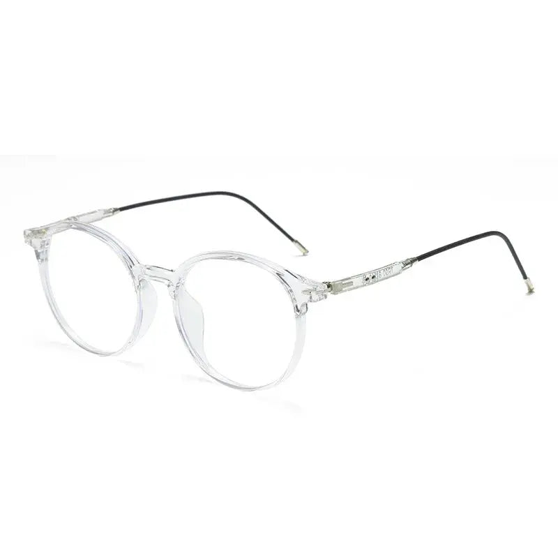 Unisex Round Full Rim TR90 Prescription Glasses Y8123 — view 8 | Rx Spectacle