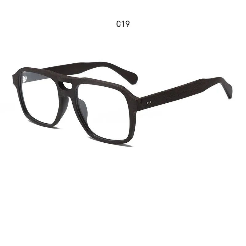 Unisex Square Full Rim Acetate Prescription Glasses 818700 — view 3 | Rx Spectacle
