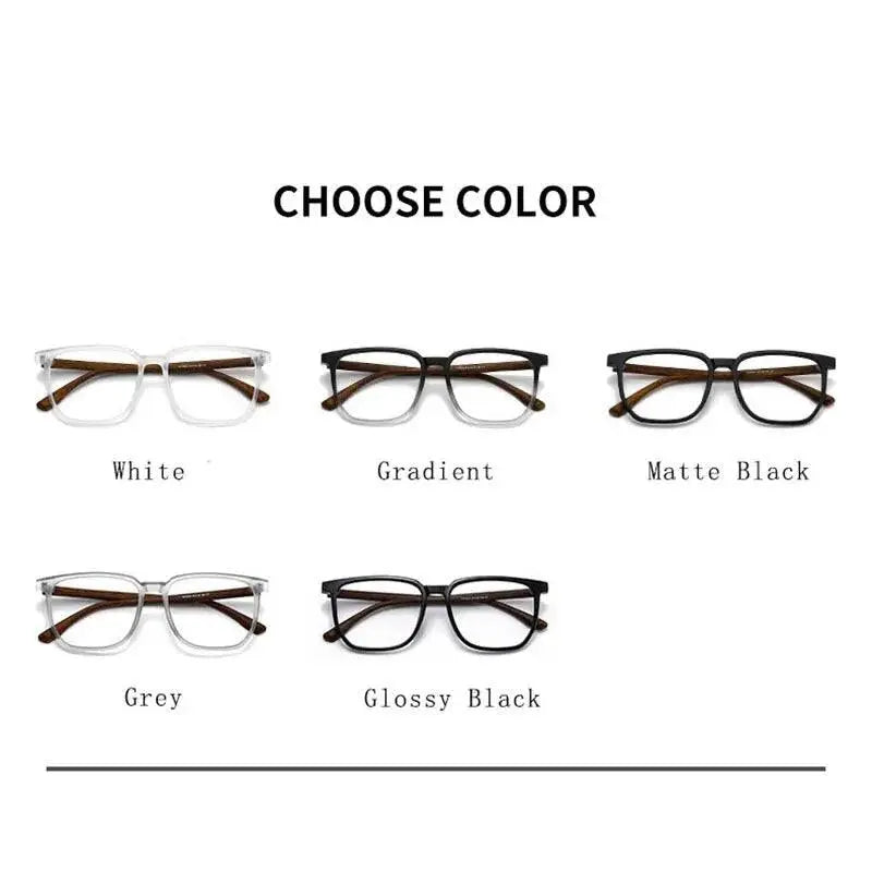 Unisex Square Full Rim Acetate Prescription Glasses 752323 — view 6 | Rx Spectacle
