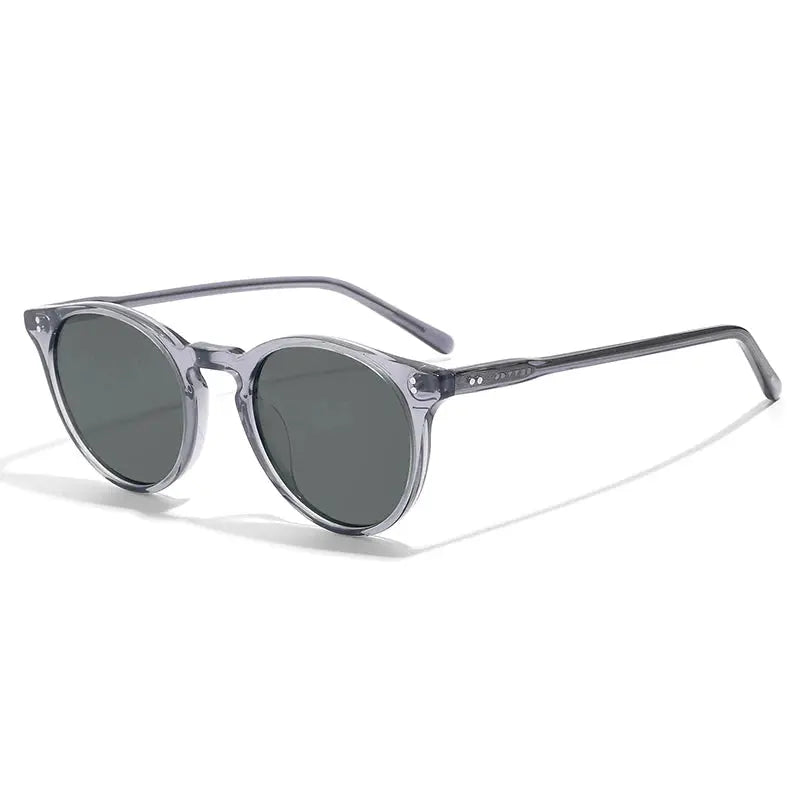 Round Full Rim Acetate Prescription Glasses 605183 — view 5 | Rx Spectacle