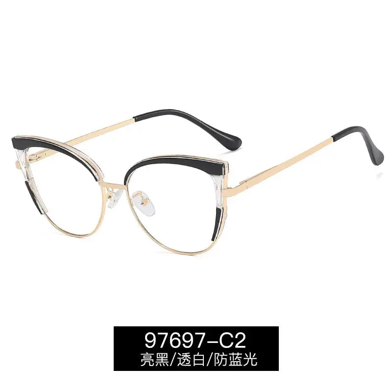 Women's Cat Eye Full Rim Acetate Prescription Glasses 97697 — view 9 | Rx Spectacle