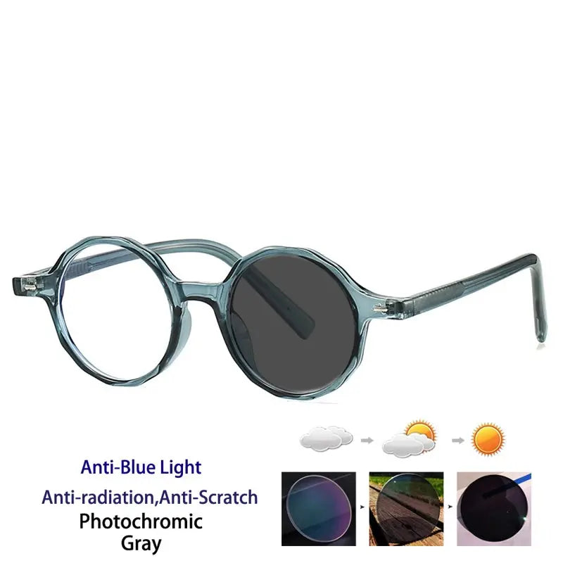 Women's Round Full Rim TR90 Reading Glasses 28008 — view 3 | Rx Spectacle