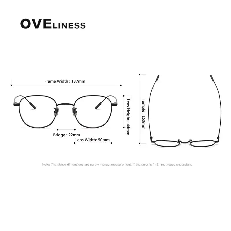 Women's Polygon Full Rim Titanium Prescription Glasses 380802 — view 2 | Rx Spectacle