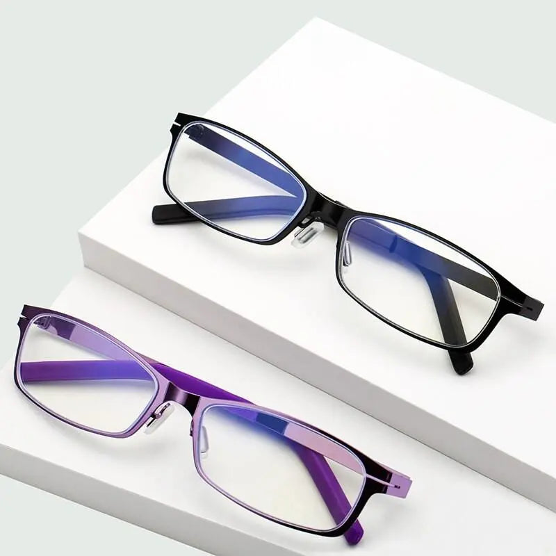 Unisex Rectangular Full Rim TR90 Reading Glasses Dy1331 — view 6 | Rx Spectacle