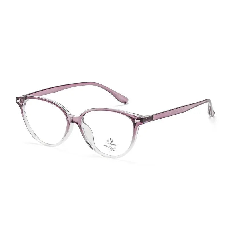 Women's Cat Eye Full Rim TR90 Prescription Glasses 323132 — view 6 | Rx Spectacle