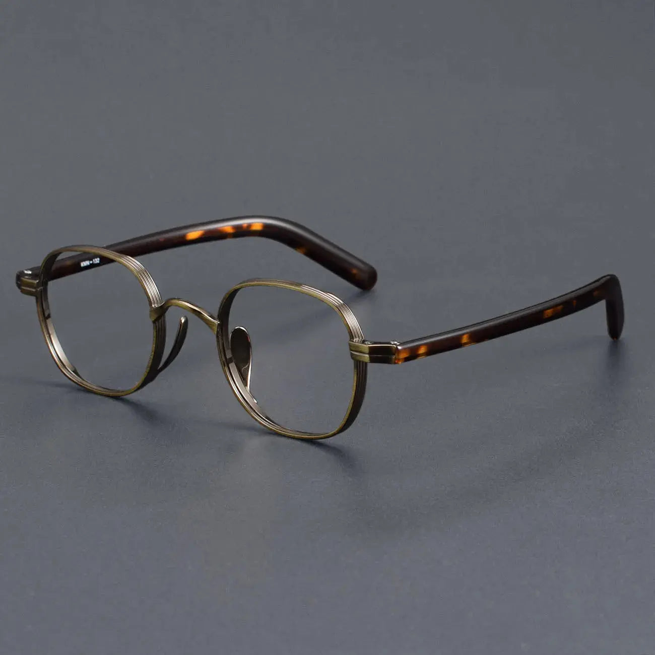 Women's Square Full Rim Titanium Prescription Glasses 366132 — view 3 | Rx Spectacle