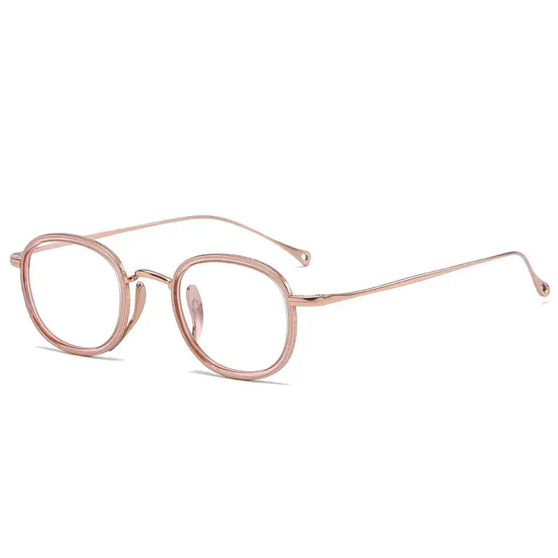 Women's Square Full Rim Titanium Prescription Glasses 367309 — view 4 | Rx Spectacle