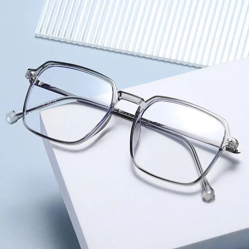 Unisex Square Full Rim TR90 Prescription Glasses 81249 — view 11 | Rx Spectacle