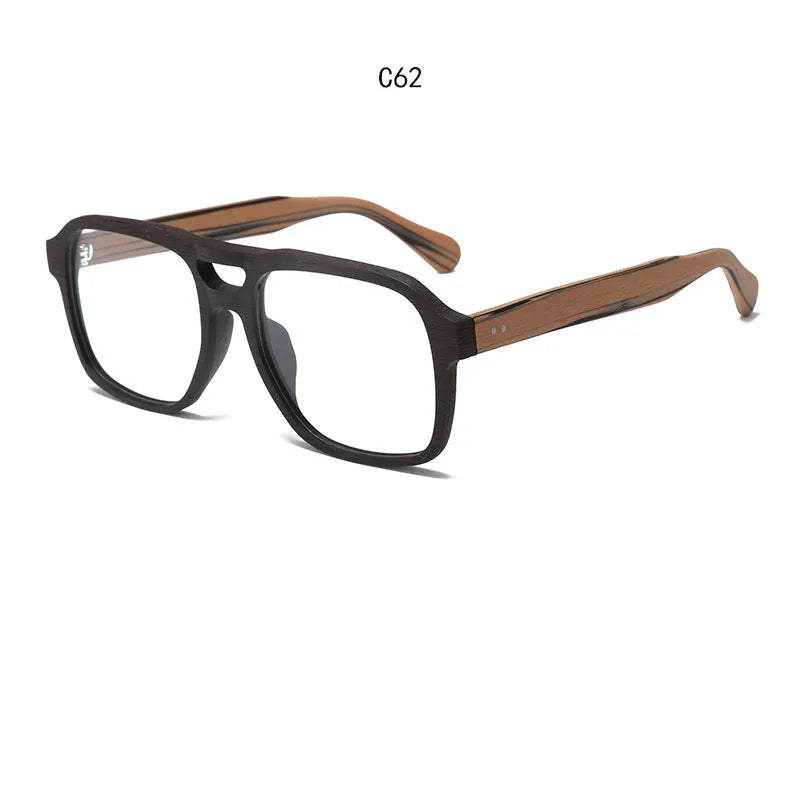 Unisex Square Full Rim Acetate Prescription Glasses 818700 — view 5 | Rx Spectacle