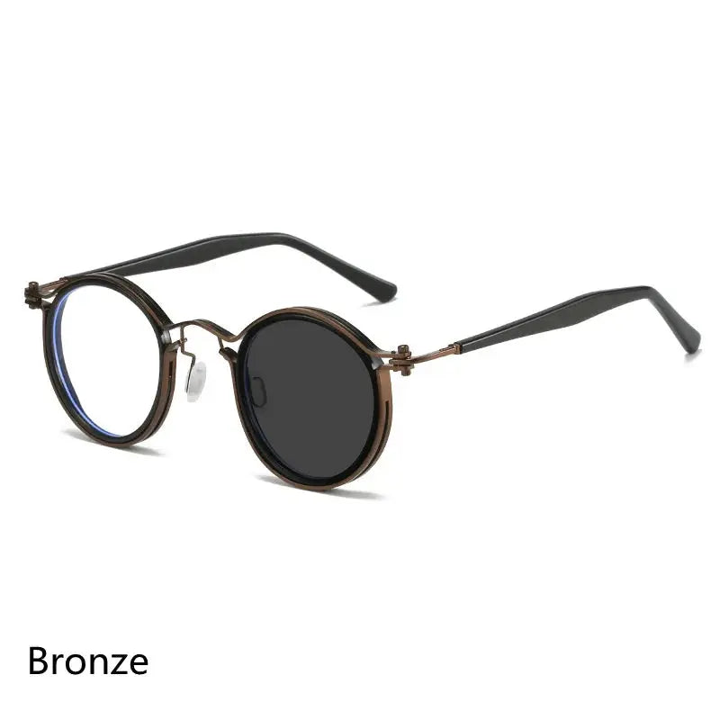 Unisex Round Full Rim Acetate Reading Glasses 2203 — view 15 | Rx Spectacle