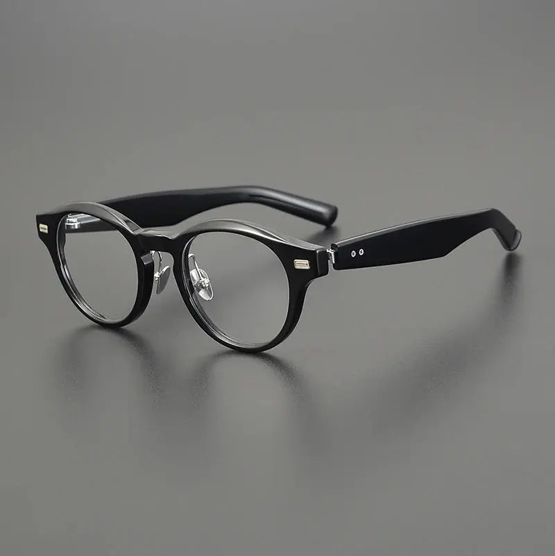 Women's Round Full Rim Acetate Prescription Glasses 61150 — view 3 | Rx Spectacle