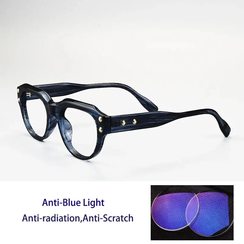 Unisex Oval Full Rim TR90 Reading Glasses 671027 — view 4 | Rx Spectacle