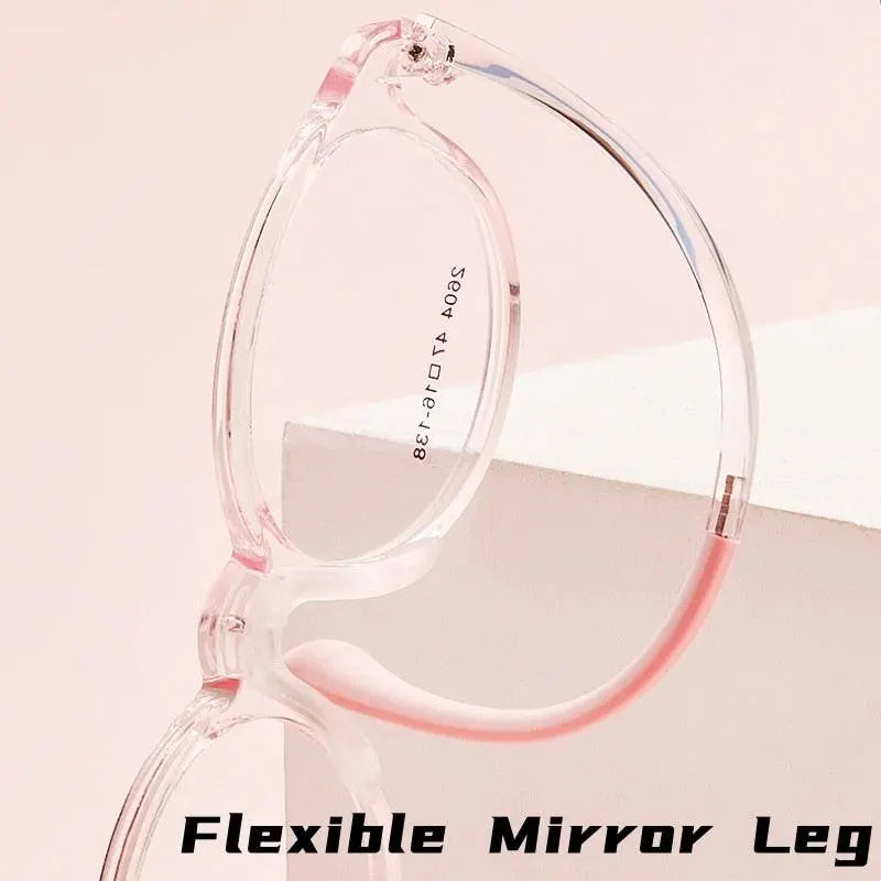 Unisex Round Full Rim TR90 Prescription Glasses 2604et — view 10 | Rx Spectacle