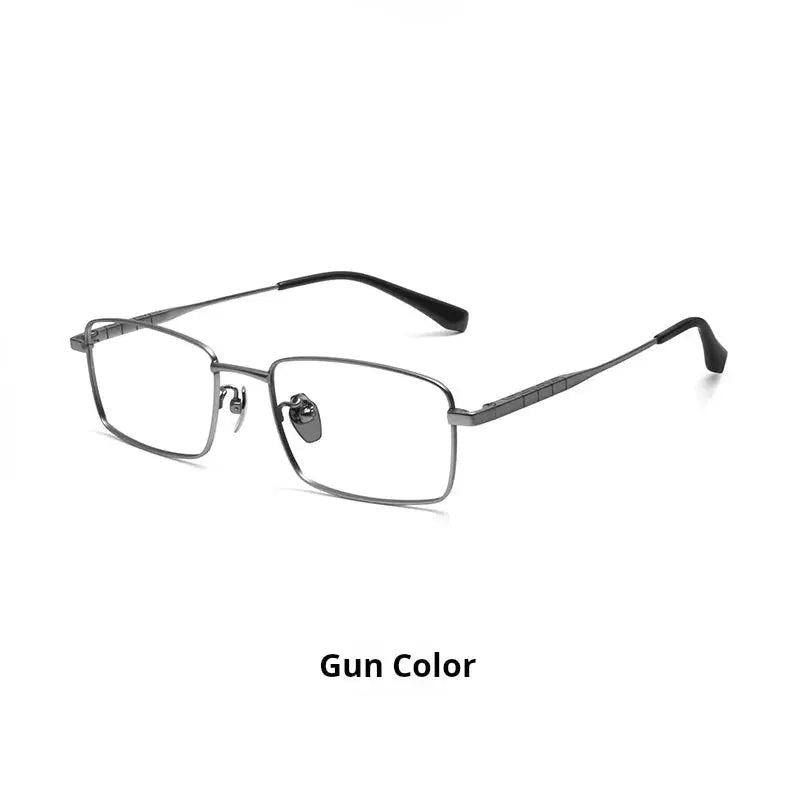 Women's Polygon Full Rim Titanium Prescription Glasses 766812 — view 3 | Rx Spectacle