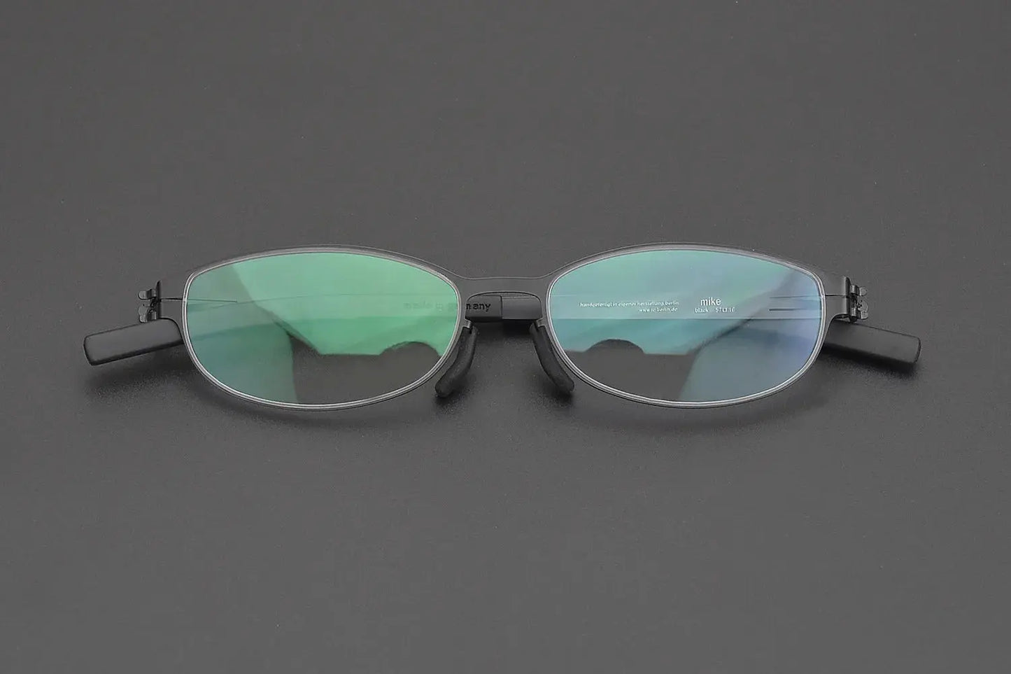 Women's Oval Full Rim Alloy Screwless Prescription Glasses 721007 — view 5 | Rx Spectacle
