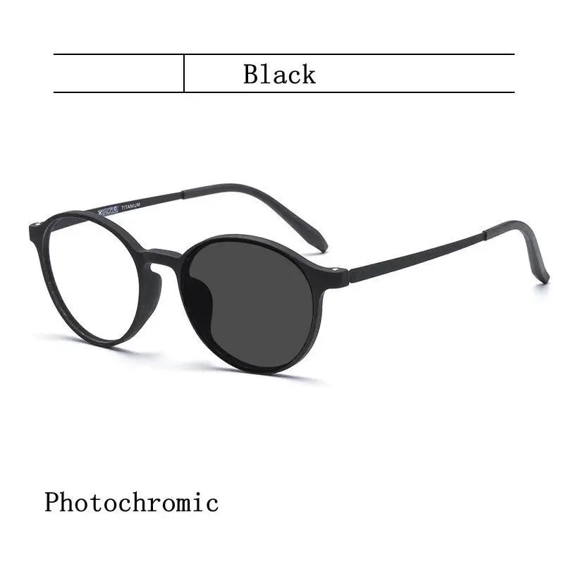 Unisex Round Full Rim Plastic Reading Glasses A3050 — view 5 | Rx Spectacle