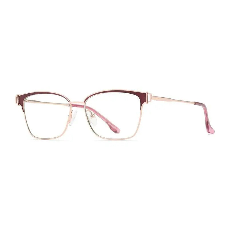 Women's Square Full Rim TR90 Prescription Glasses Js8612 — view 4 | Rx Spectacle