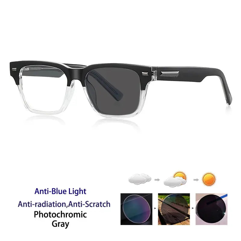 Unisex Square Full Rim Acetate Reading Glasses 421035 — view 6 | Rx Spectacle