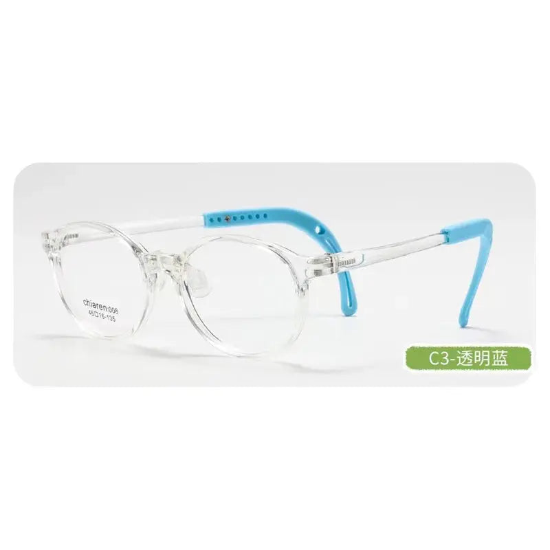 Unisex Oval Full Rim TR90 Prescription Glasses 9911 — view 4 | Rx Spectacle
