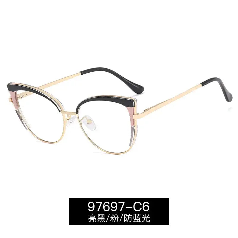 Women's Cat Eye Full Rim Acetate Prescription Glasses 97697 — view 5 | Rx Spectacle