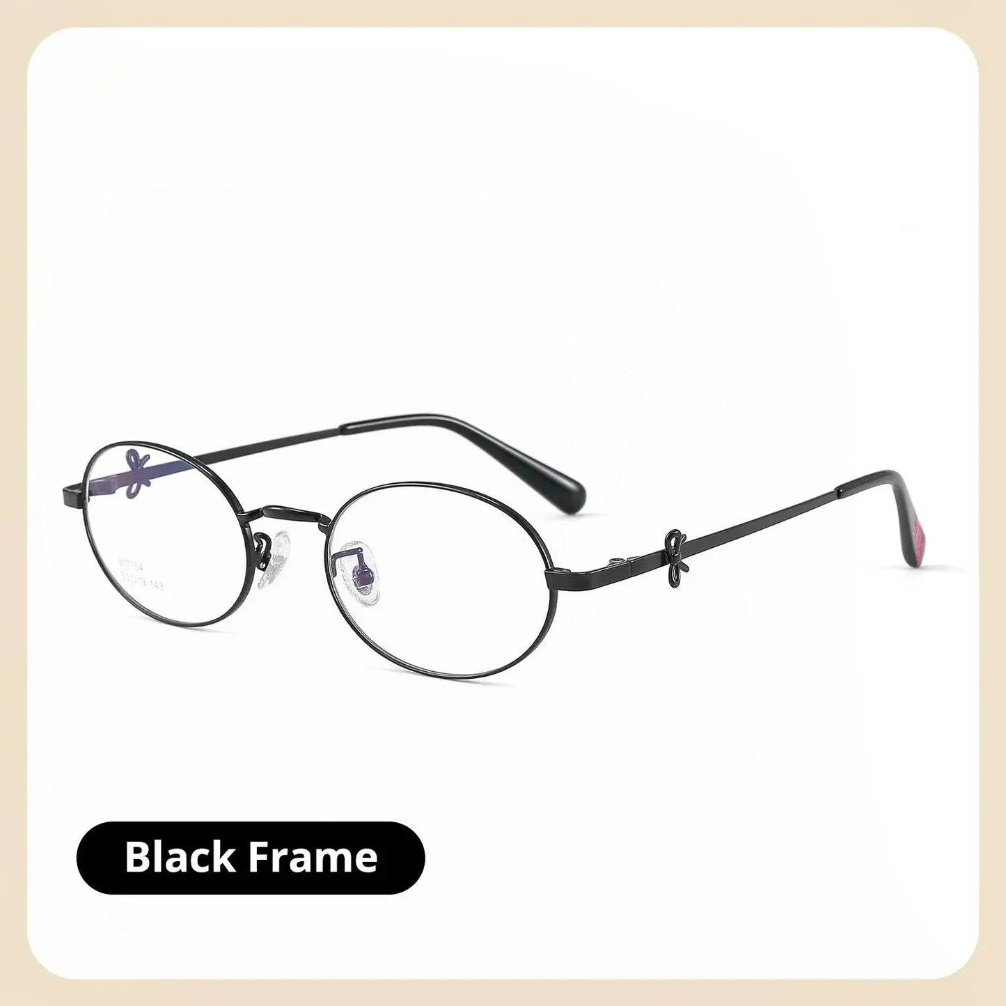 Women's Oval Full Rim Alloy Prescription Glasses 72164 — view 4 | Rx Spectacle