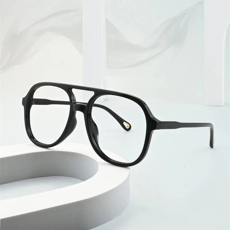 Unisex Square Full Rim TR90 Double Bridge Reading Glasses 73312 — view 1 | Rx Spectacle