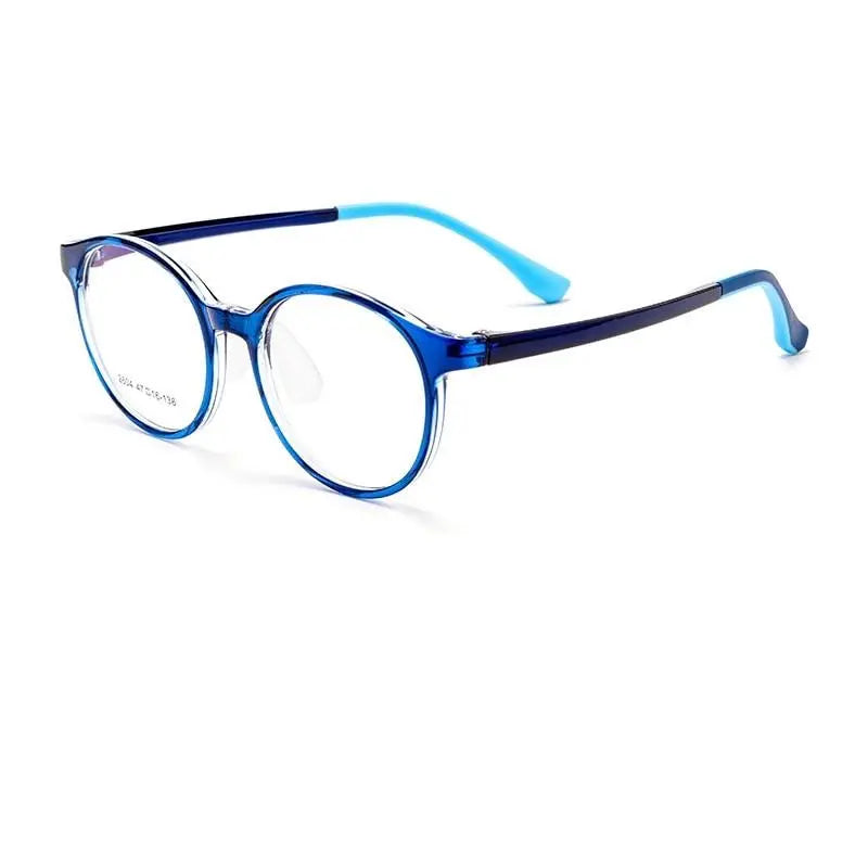 Unisex Round Full Rim TR90 Prescription Glasses 2604et — view 4 | Rx Spectacle