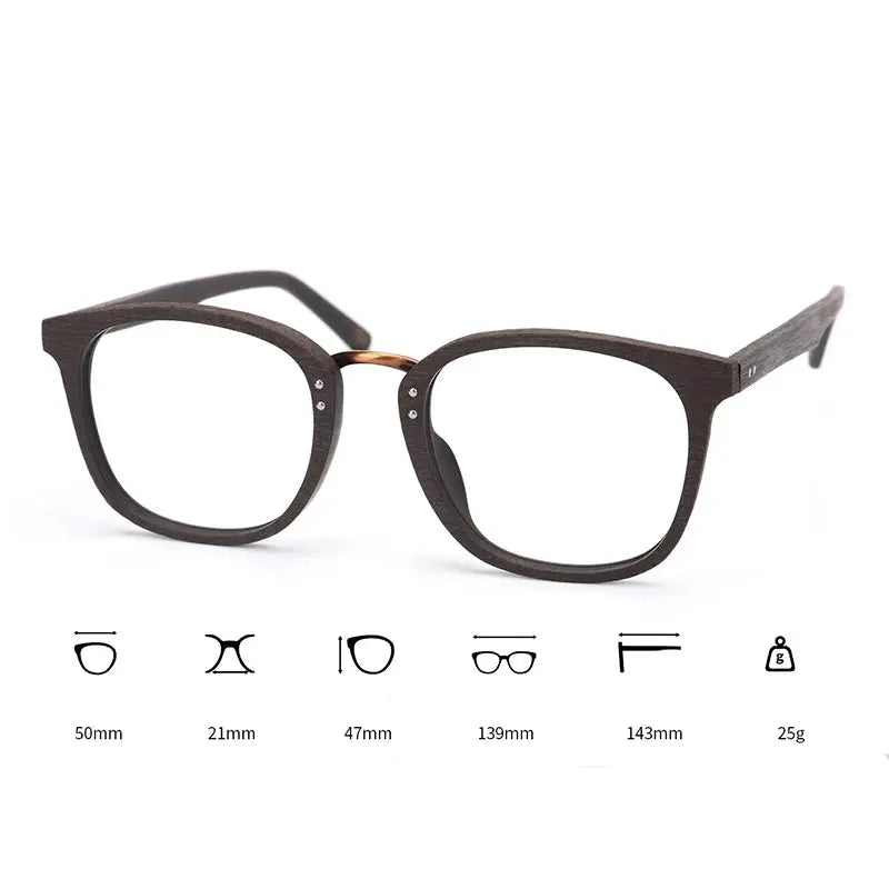 Unisex Square Full Rim Acetate Prescription Glasses 347083 — view 2 | Rx Spectacle