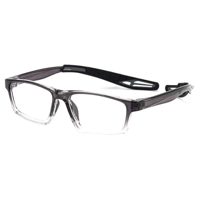 Unisex Square Full Rim TR90 Sports Glasses 1219 — view 3 | Rx Spectacle