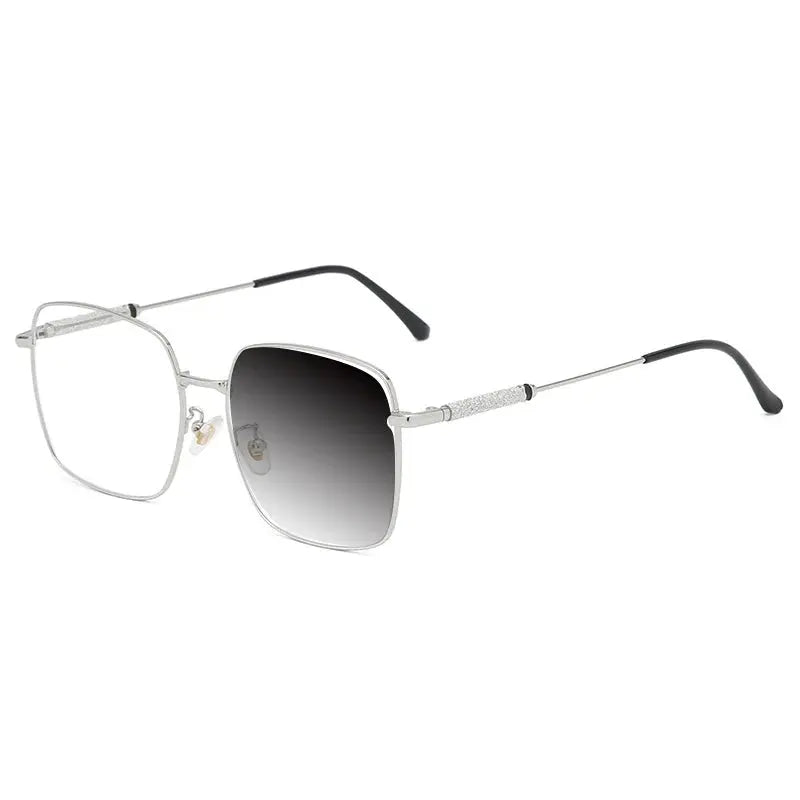 Men's Square Full Rim Alloy Reading Glasses 8960 — view 9 | Rx Spectacle