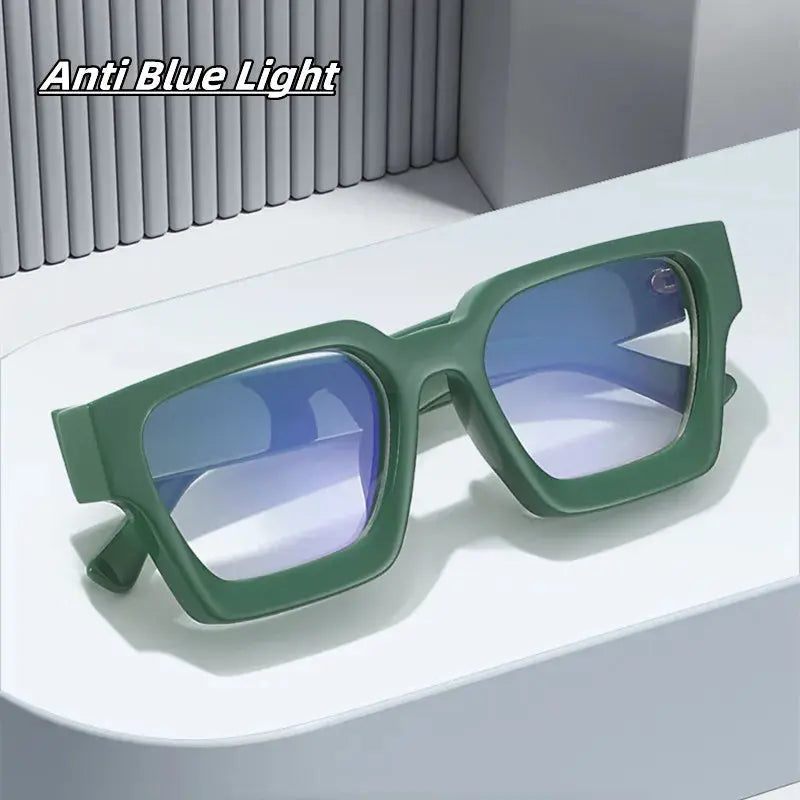 Unisex Square Full Rim Acetate Reading Glasses 229402 — view 2 | Rx Spectacle