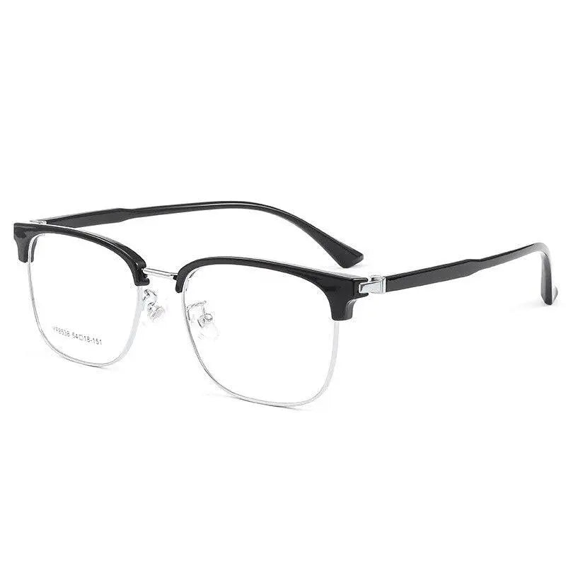 Men's Square Full Rim Acetate Prescription Glasses 8538YF — view 3 | Rx Spectacle