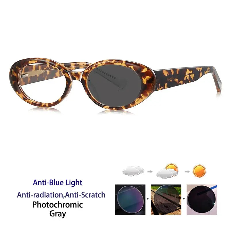 Women's Oval Full Rim Acetate Reading Glasses 629033 — view 6 | Rx Spectacle