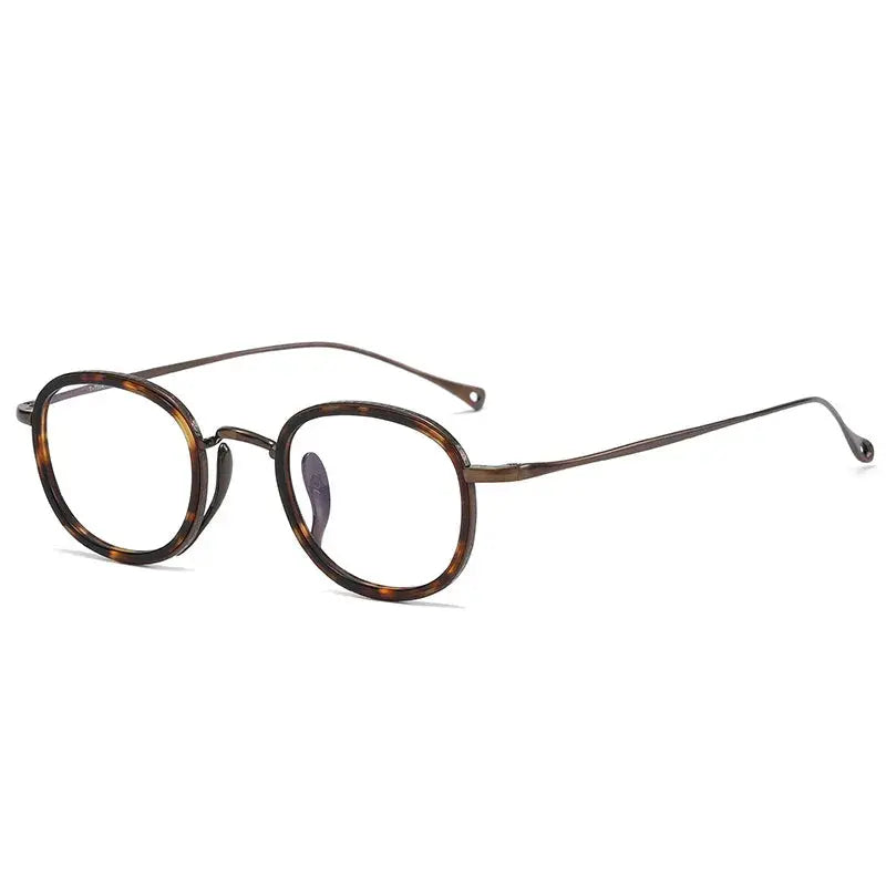 Women's Square Full Rim Titanium Prescription Glasses 367309 — view 3 | Rx Spectacle