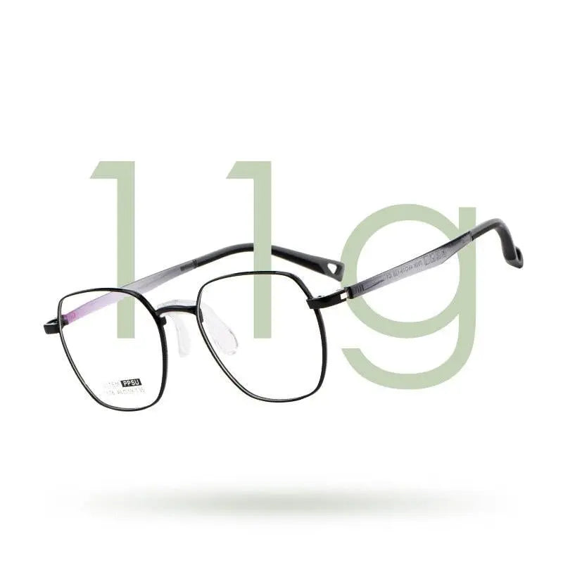 Unisex Polygon Full Rim Ultem Prescription Glasses 7508S — view 3 | Rx Spectacle
