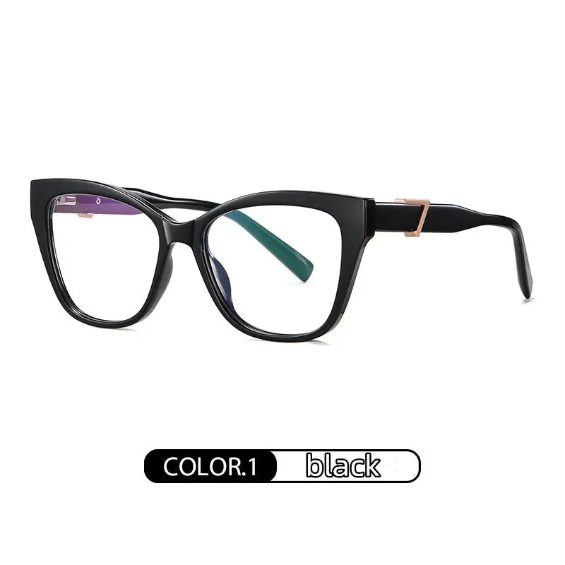 Unisex Cat Eye Full Rim Acetate Reading Glasses C909 — view 5 | Rx Spectacle