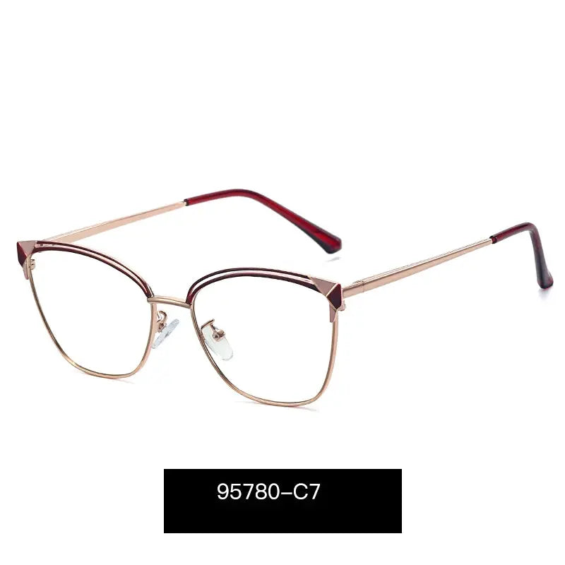 Women's Cat Eye Full Rim TR90 Prescription Glasses 795780 — view 4 | Rx Spectacle