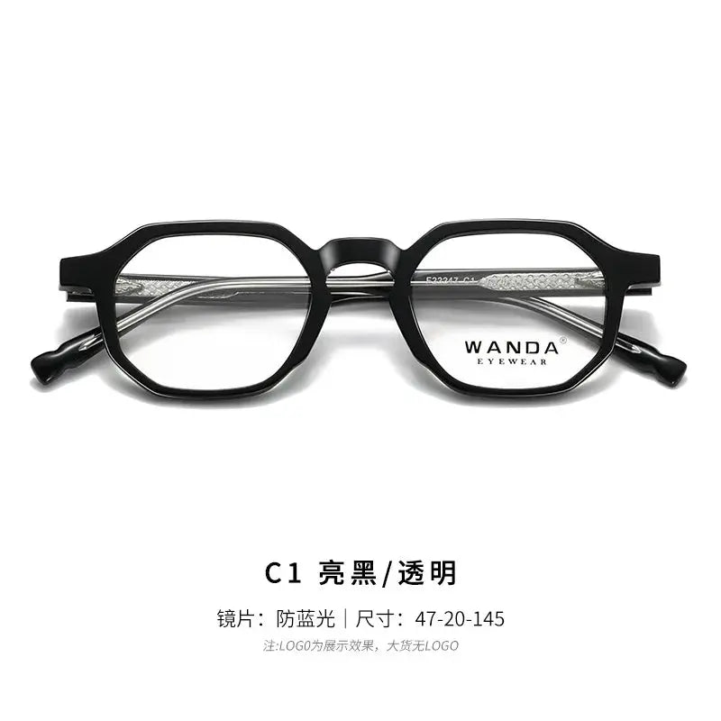 Women's Oval Full Rim TR90 Flat Top Prescription Glasses 22247 — view 6 | Rx Spectacle
