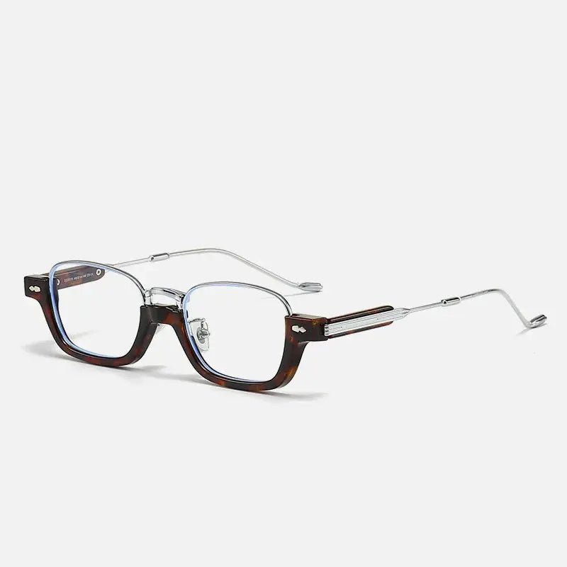 Unisex Semi-Rimless Acetate Reading Glasses 22015 — view 10 | Rx Spectacle