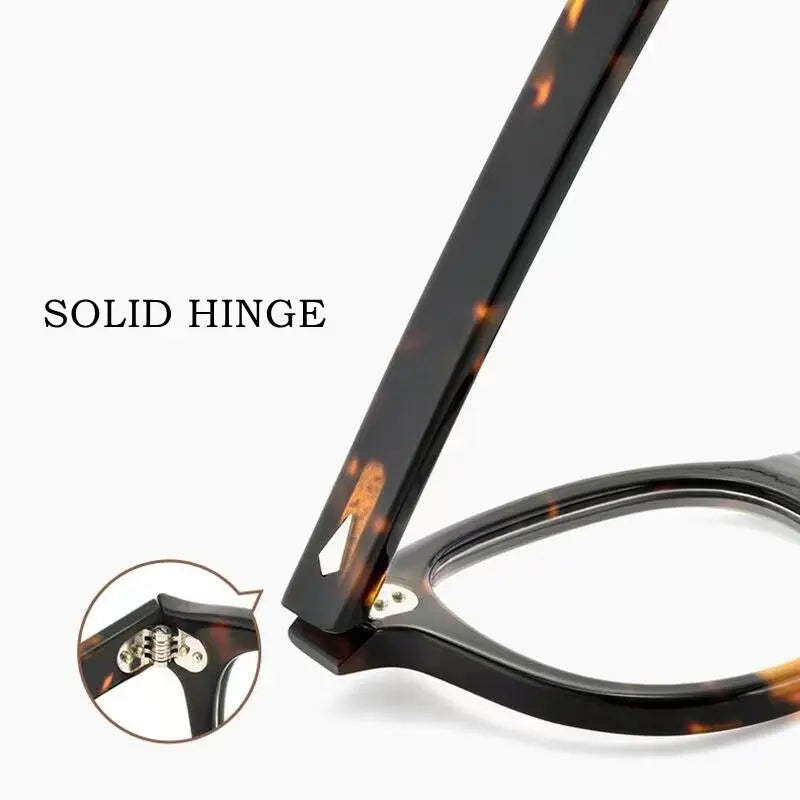 Unisex Round Full Rim Acetate Prescription Glasses Y1915 — view 26 | Rx Spectacle