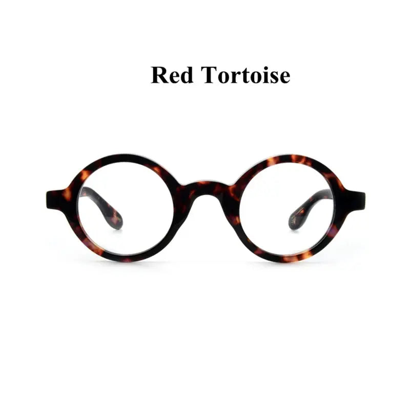 Round Full Rim Acetate Prescription Glasses 424221 — view 9 | Rx Spectacle